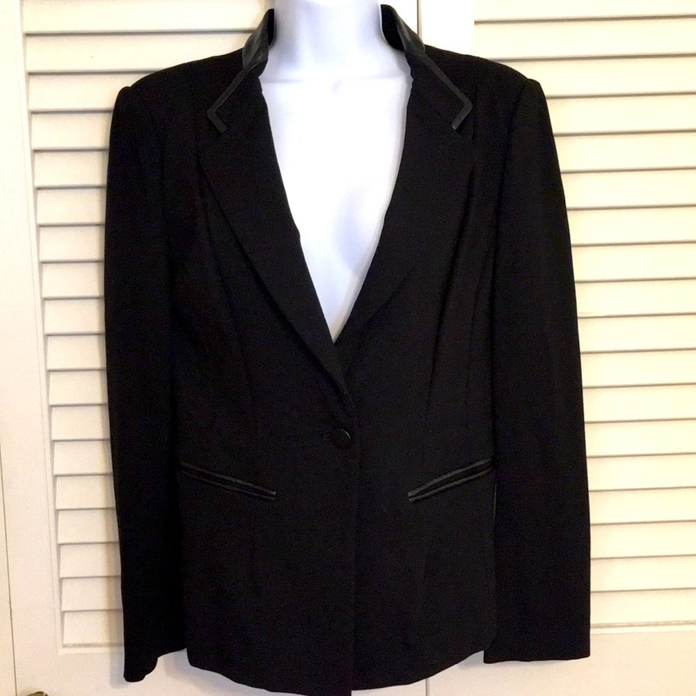 WHBM black blazer